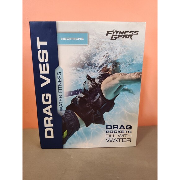 Fitness Gear Neoprene Drag Vest Black - Picture 3 of 5